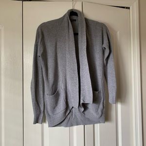 ABERCROMBIE AND FITCH grey slouch cardigan